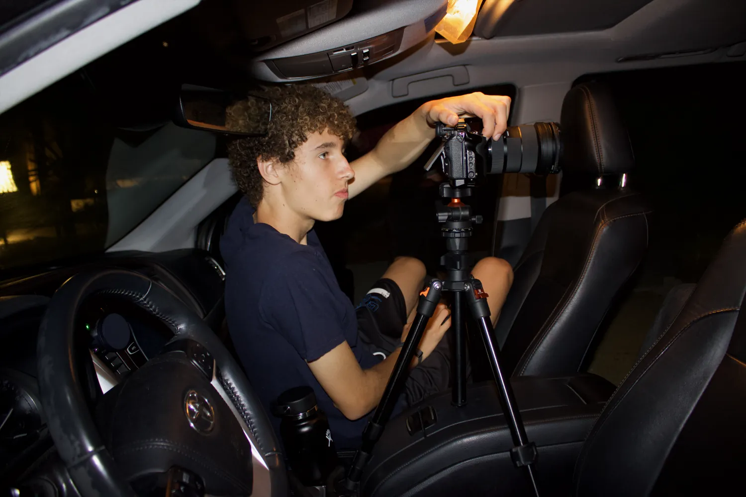 Shooting a film